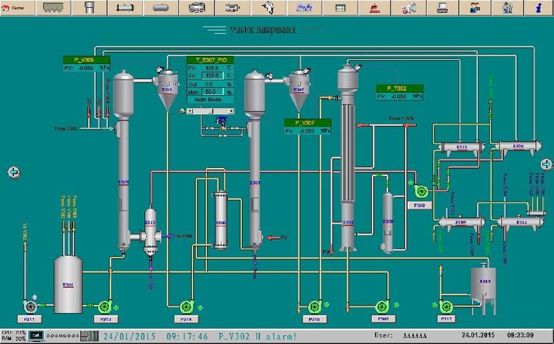 油脂/面粉/粮食烘干生产线plc控制计算机自动化监控管理系统
